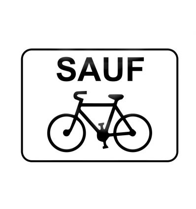 M9v2 - Panonceau sauf vélos (cyclistes)