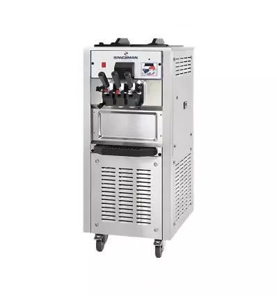 Machine à glace italienne sur roulettes 2 parfums