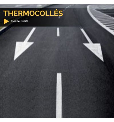 Marquage au sol Thermocollé Flèche tout droit