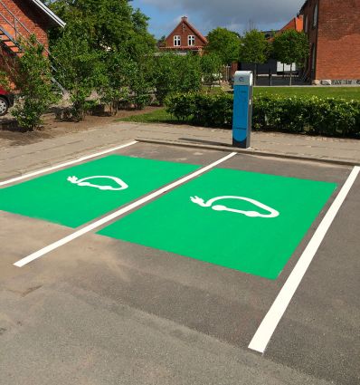 Marquage au Sol Thermocollé voiture électrique