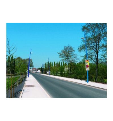 Massif de candélabre en béton
