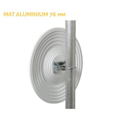 Mât en aluminium de 76 mm de diamètre