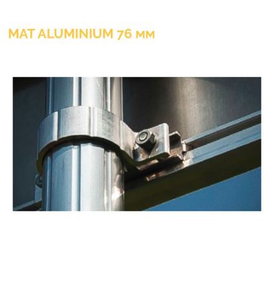 Mât en aluminium de 76 mm de diamètre