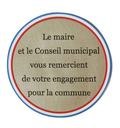Médaille de la ville personnalisable