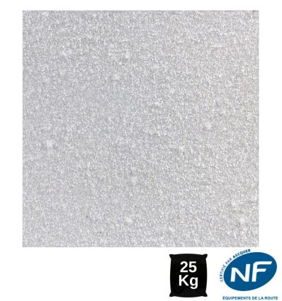 Mélange billes de verres 500-180 et granulats antidérapants pour peinture routière solvantée sans toluène et chlore