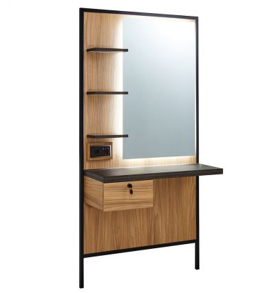 Meuble Coiffeuse Barbier Murale