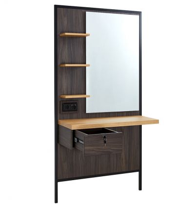 Meuble Coiffeuse Barbier Murale