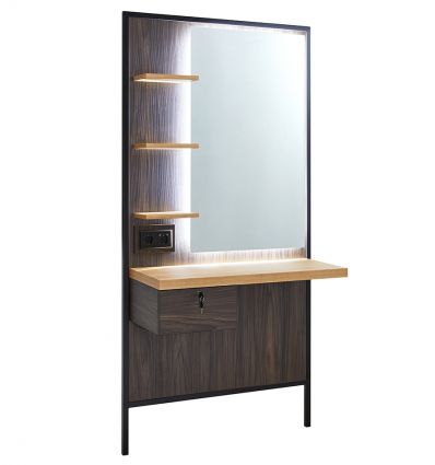 Meuble Coiffeuse Barbier Murale