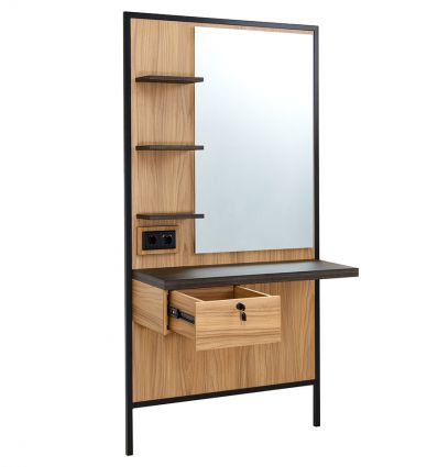 Meuble Coiffeuse Barbier Murale