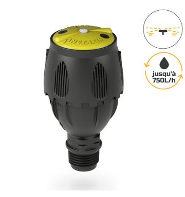 Micro asperseur rotatif Meganet 15° Angle Bas