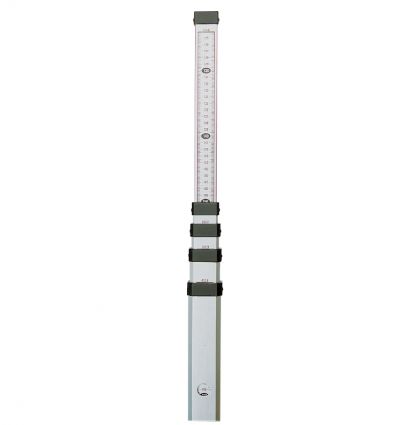 Mire télescopique en aluminium de 2,45 m à 5 m