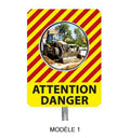 Miroir de chantier temporaire