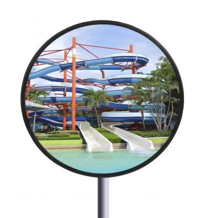 Miroir de Surveillance Piscine - Vision à 90°