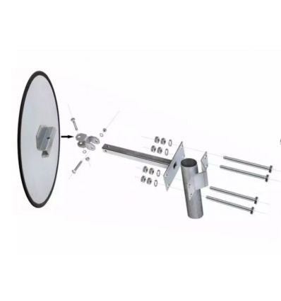 Miroir de Surveillance Piscine - Vision à 90°