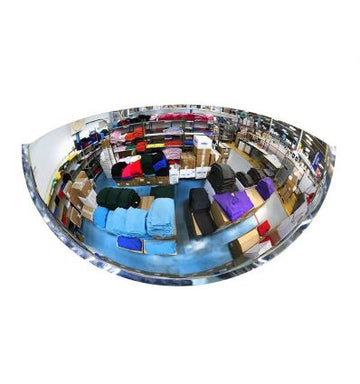 Miroir entrepôt hémisphérique - 180° (1/4 sphère)