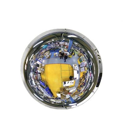 Miroir entrepôt hémisphérique - 360° (1/2 sphère)