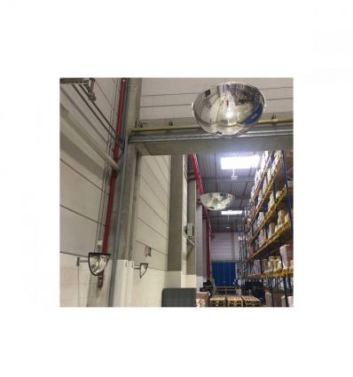 Miroir entrepôt hémisphérique - 360° (1/2 sphère)