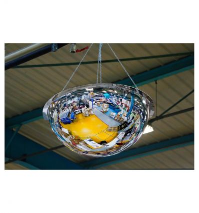 Miroir entrepôt hémisphérique - 360° (1/2 sphère)