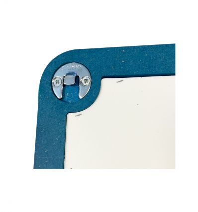 Miroir de sanitaire public incassable avec cadre en bois