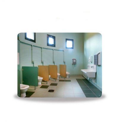 Miroir de collectivité Incassable sans cadre