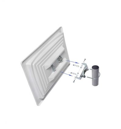 Miroir Routier Extérieur Encadré rouge et blanc Économique - vision 90°