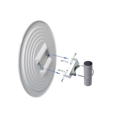 Miroir Routier Extérieur Encadré rouge et blanc Économique - vision 90°