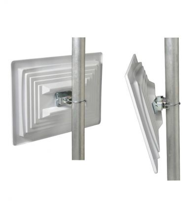 Miroir Routier Extérieur Encadré rouge et blanc Économique - vision 90°