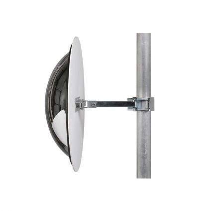 Miroir Routier Extérieur Encadré rouge et blanc - vision 180°