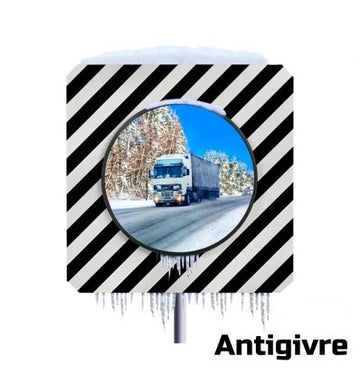 Miroir Routier Réglementaire Antigivre antibuée Rond