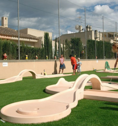 Module de piste de mini golf professionnel