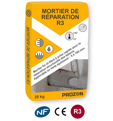 Mortier de réparation R3 à prise rapide