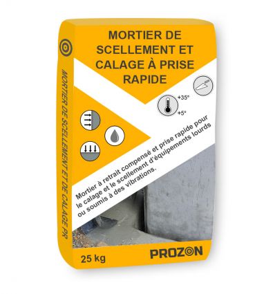 Mortier de scellement et calage