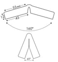 Mousse de protection anti choc d'angle flexible de 45 à 160° (lot de 10)