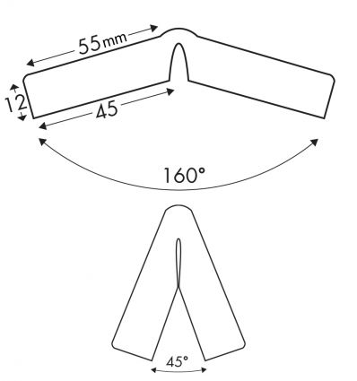 Mousse de protection anti choc d'angle flexible de 45 à 160° (lot de 10)