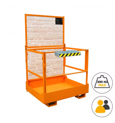 Nacelle chariot élévateur pliable