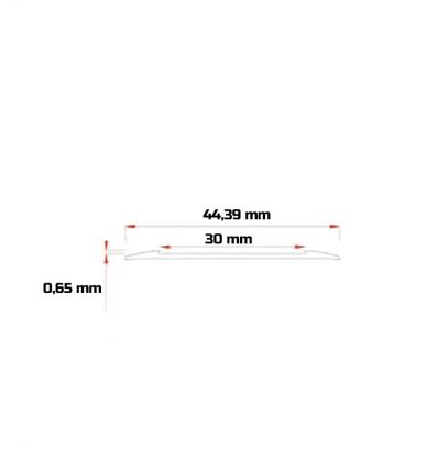 Nez de marche antidérapant en aluminium plat