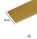 Nez de marche en alu doré antidérapant plat Intérieur