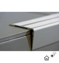 Nez de marche en aluminium antidérapant 48 x 33 mm Extérieur et Intérieur