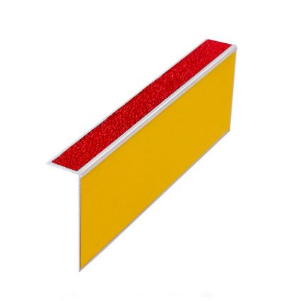 Nez de marche antidérapant et Contremarche 40,5 x 110,5 mm Intérieur