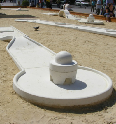 Obstacle mini golf professionnel