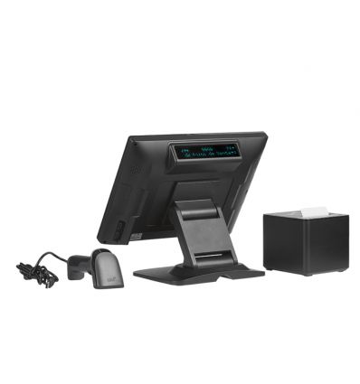 Pack Éco Caisse Enregistreuse Tactile avec Imprimante et Douchette Scan