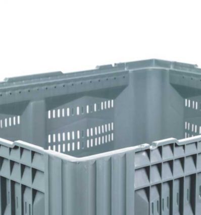Palox Plastique Agricole Ajouré pour Fruits et Légumes (lot de 3) - 690L