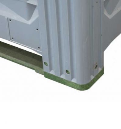 Palox Plastique Agricole Plein pour Semences et Graines - 610L