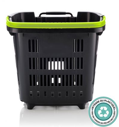 Panier à roulettes supermarché 34L