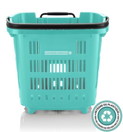 Panier à roulettes supermarché 34L