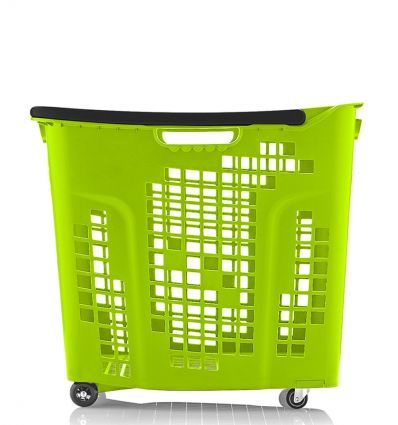 Panier Libre Service à Roulettes 80L
