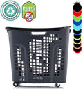 Panier Libre Service à Roulettes 80L