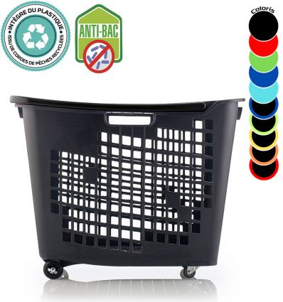 Panier pour Magasin à Roulettes 55L