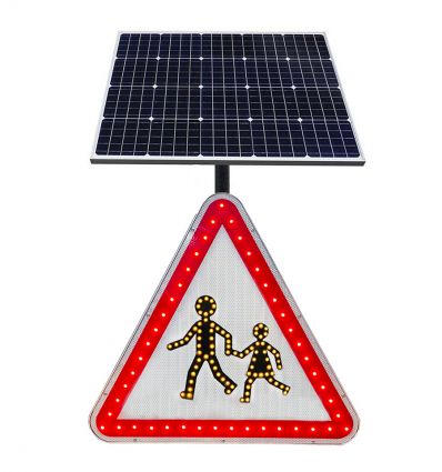 Panneau A13a lumineux à Leds - Endroit fréquenté des enfants