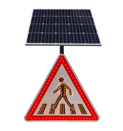 Panneau A13b lumineux à Leds - Passage pour piétons